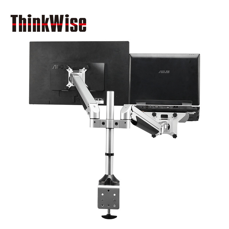 慧想(Thinkwise) 显示器支架 双屏气压支架 万向旋转升降 BS201