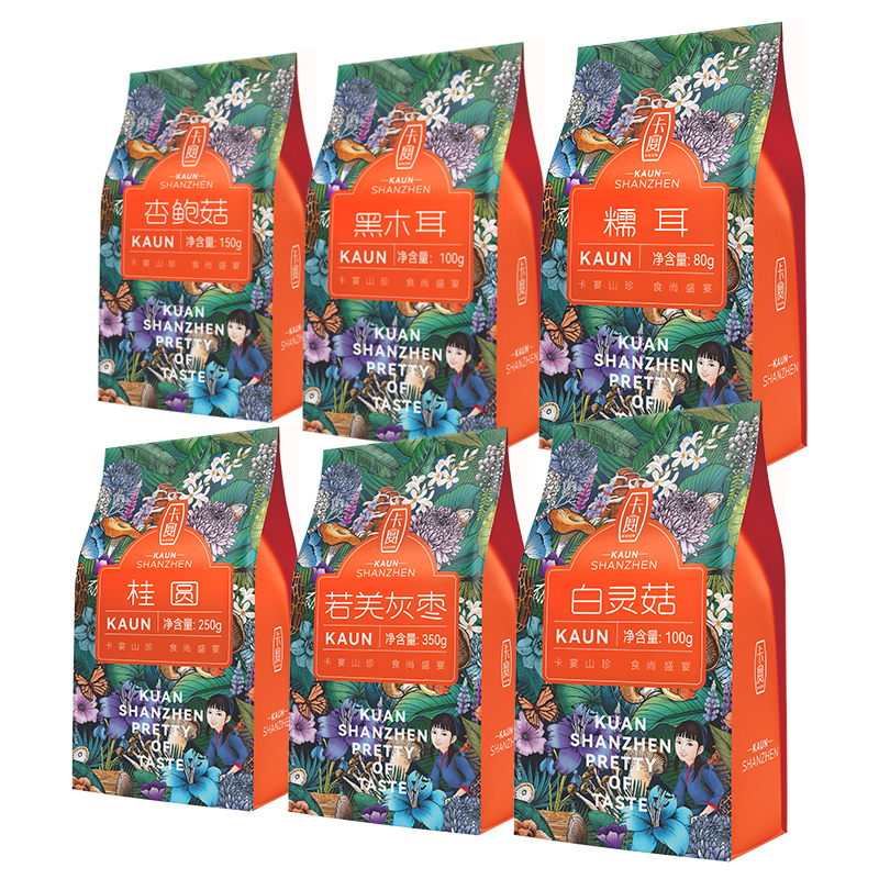 卡宴-大山珍选山珍干货套装1030g高清大图