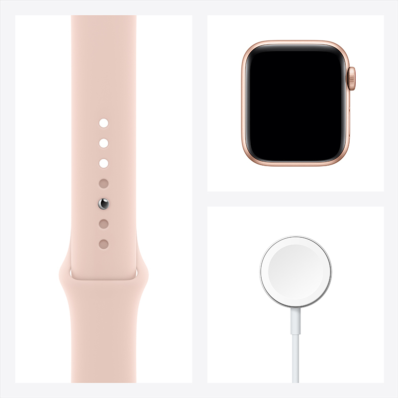 [套餐] Apple Watch SE 44毫米 GPS版 金色 运动型表带+Airpods(配充电盒)