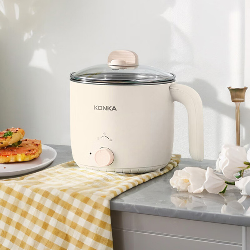 康佳电煮锅1.5升多功能不粘锅小巧精致KZG-15YX301高清大图
