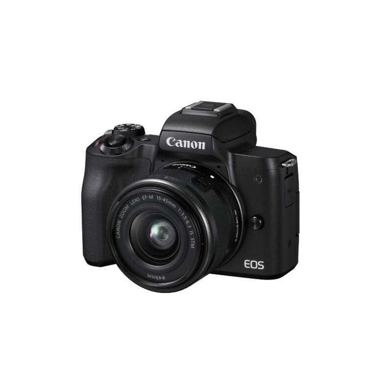 佳能单反相机 (黑色EOS M50/15-45 )EOS M50/15-45