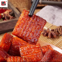 苏宁宜品 健仔素笨牛肉麻辣小零食152克*4袋