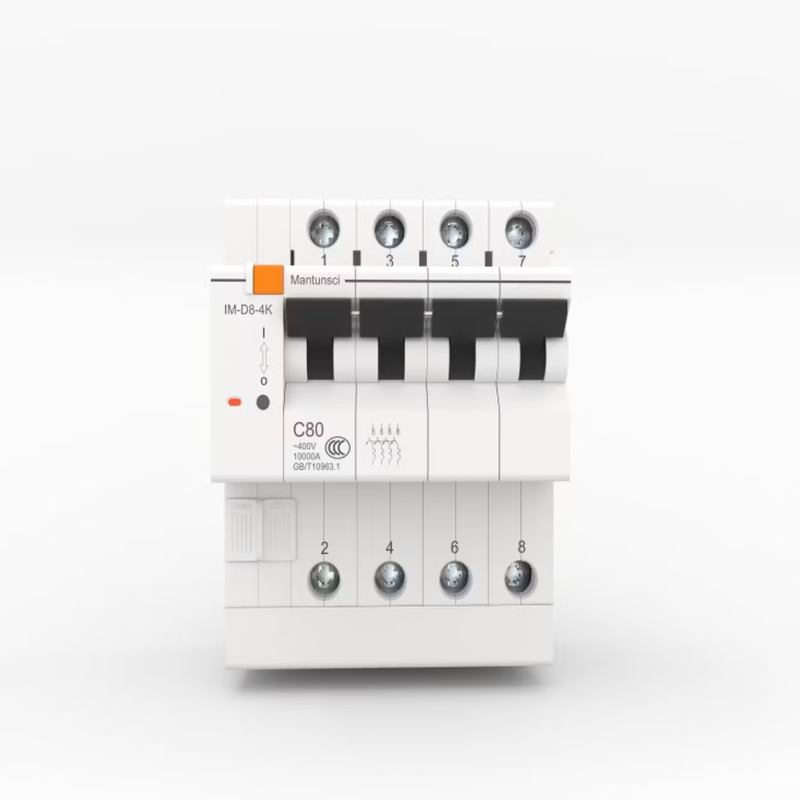 Mantunsci曼顿 IM-D8-4KD80 智慧微断380V D型 80A带漏电检测不带漏保 个高清大图