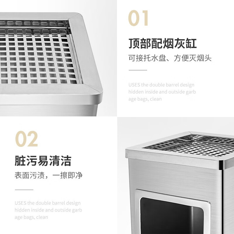 领象 办公室专用 不锈钢清洁工具 国产耐用 高效便捷抗锈设计高清大图