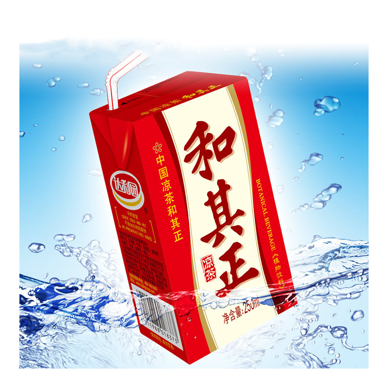 达利园 和其正 凉茶植物饮料盒装 250ml*24 整箱高清大图