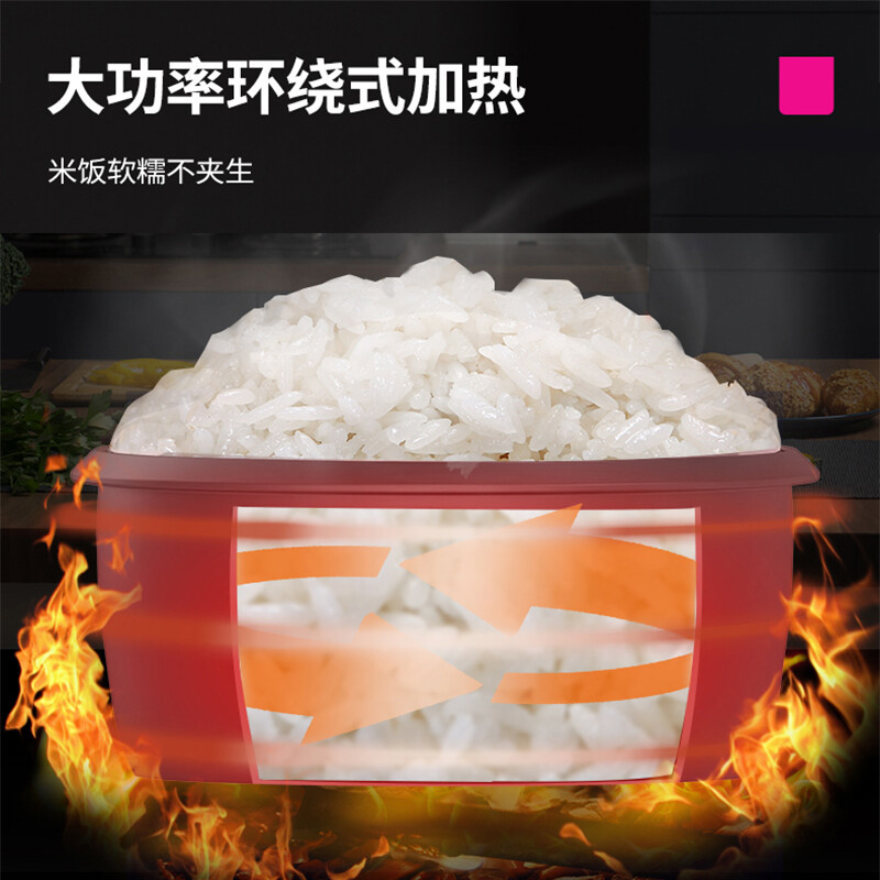 商用电饭煲铝合金内胆按键操控商用电饭煲大号电饭锅食堂饭店保温大容量家用不粘内胆高清大图