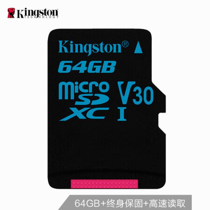 金士顿(Kingston)64G(读90写45)TF卡,(MircoSD)存储卡