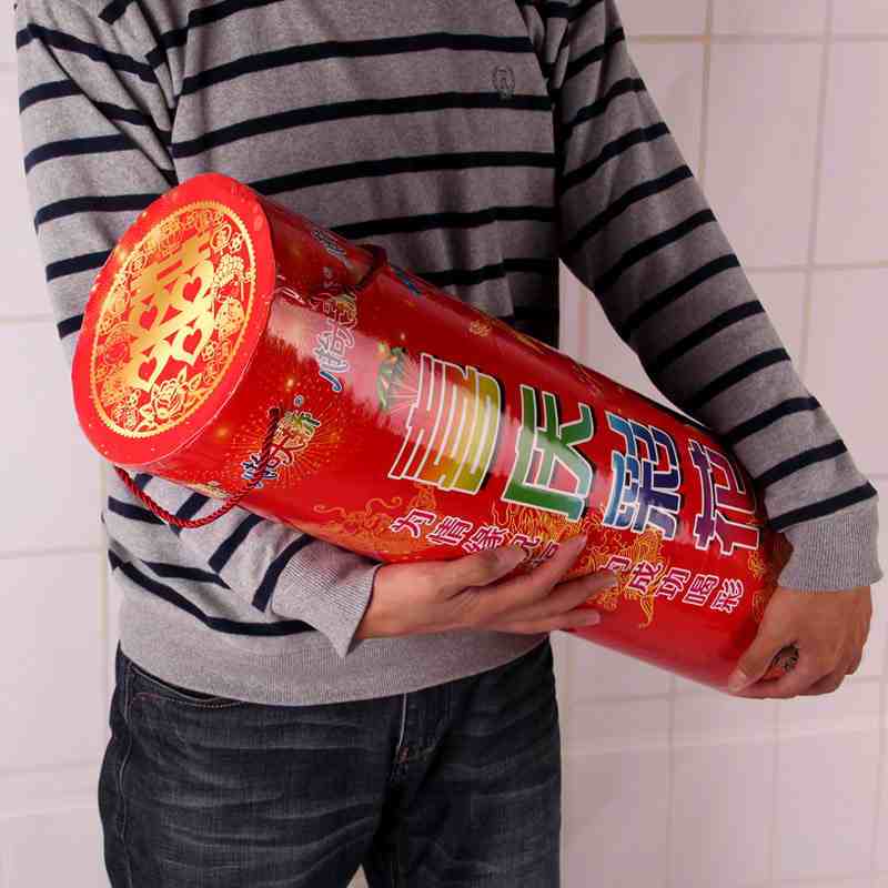婚庆用品礼炮彩带礼花筒婚礼手持礼炮花瓣派对开业礼宾花-8只礼盒装