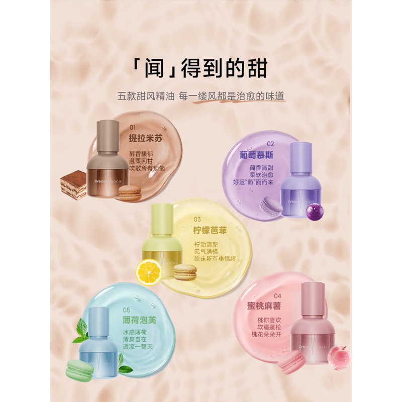 追觅(DREAME) 高速吹风机P10Cake[马卡龙系列]吹风机精华香氛高速电吹风筒折叠便携家用差旅 黄色柠檬芭菲高清大图