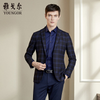 【精品】Youngor/雅戈尔男士西服修身上装西装007FIY