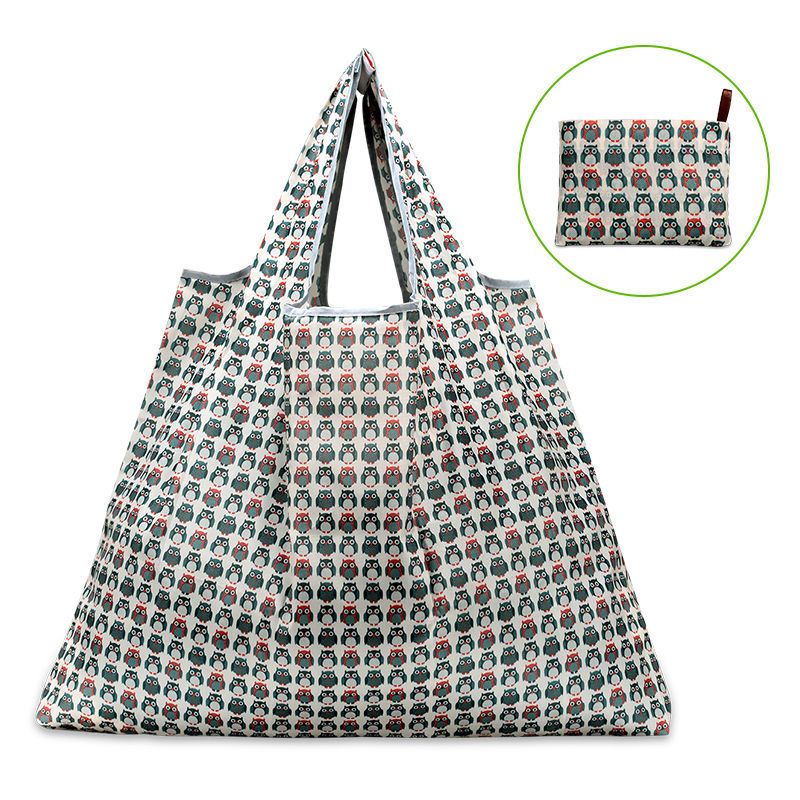 折叠便携环保购物袋大容量大号防水超市收纳袋布袋手提袋女买菜包