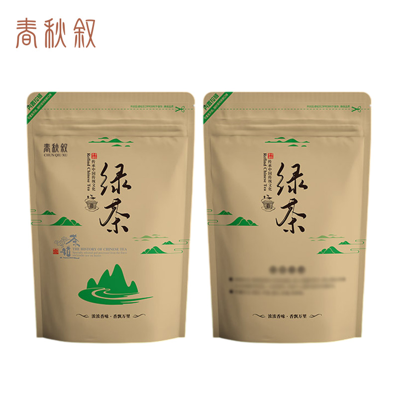 春秋叙 绿茶 100g/袋高清大图