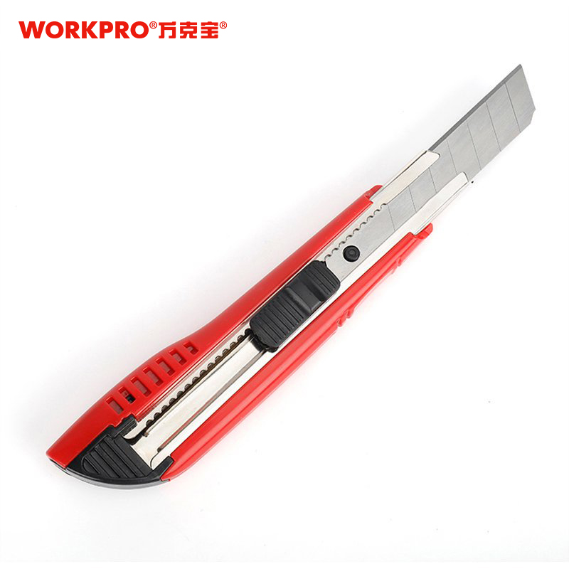 万克宝 18mm红黑塑柄美工刀 WP212013WG.GD 把