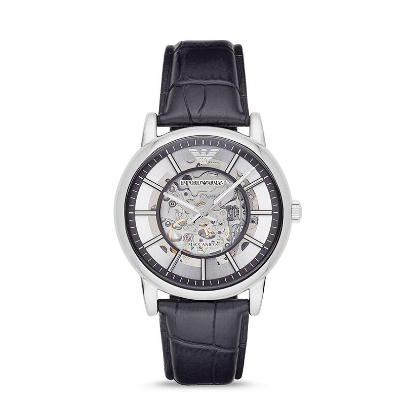 阿玛尼emporioarmani手表ar1983机械表男士真皮表带时尚商务自动机械