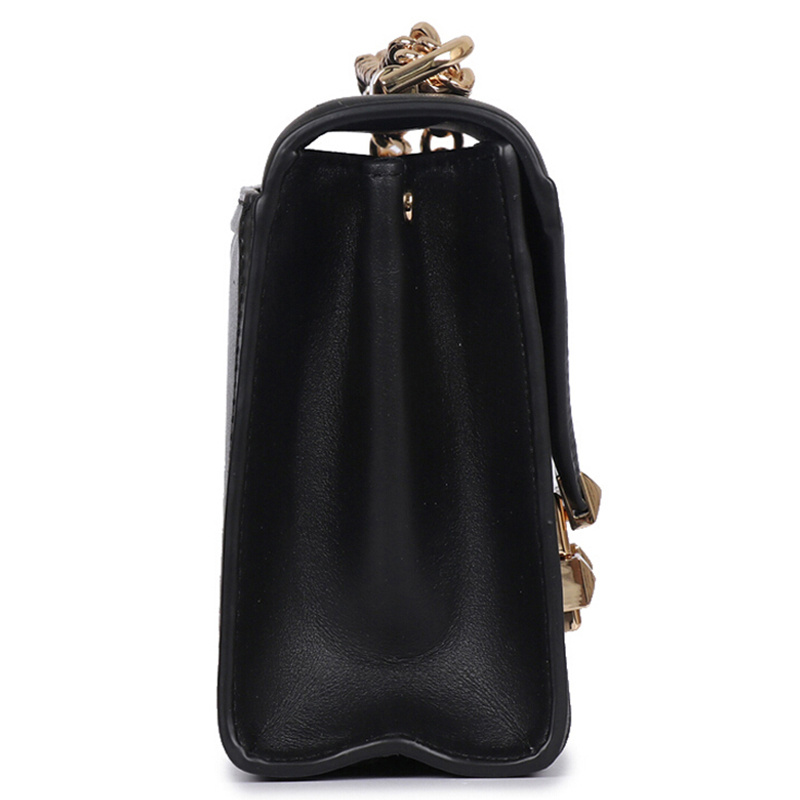 Michael Kors 迈克·科尔斯 女士黑色皮革小号单肩斜挎包 30T8GXILIL-BLACK高清大图