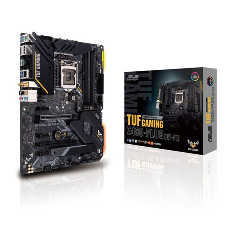 华硕(ASUS)TUF GAMING Z490-PLUS (WI-FI) 电竞特工主板 支持 CPU 10900K/10700K(Intel Z490/LGA 1200)