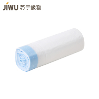 苏宁极物 PE环保抽绳式垃圾袋(1只装)家用垃圾袋自动收口抽绳加厚厨房手提式提绳小号中号塑料袋