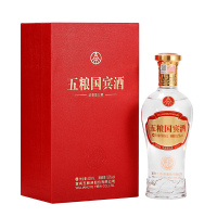 五粮液股份公司出品 五粮国宾酒 52度 500ml 单瓶 浓香型白酒 国宾珍藏升级版