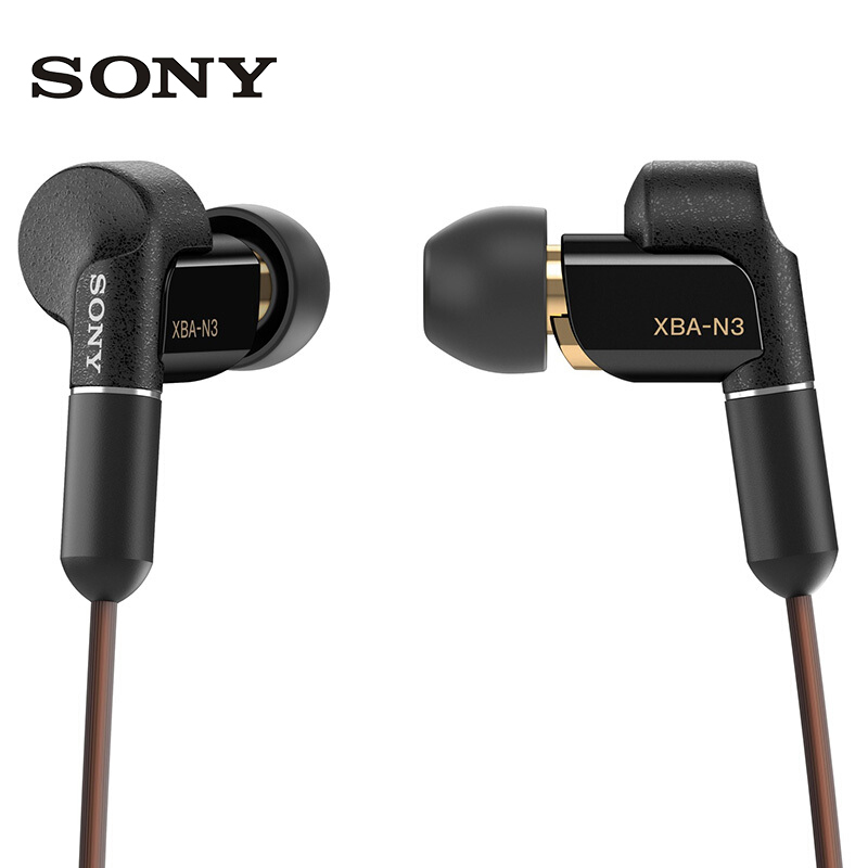 索尼（SONY) XBA-N3AP 立体声耳机 高灵敏度趋动 防缠绕 圈铁混合式驱动单元 Hifi耳机 手机通话耳机