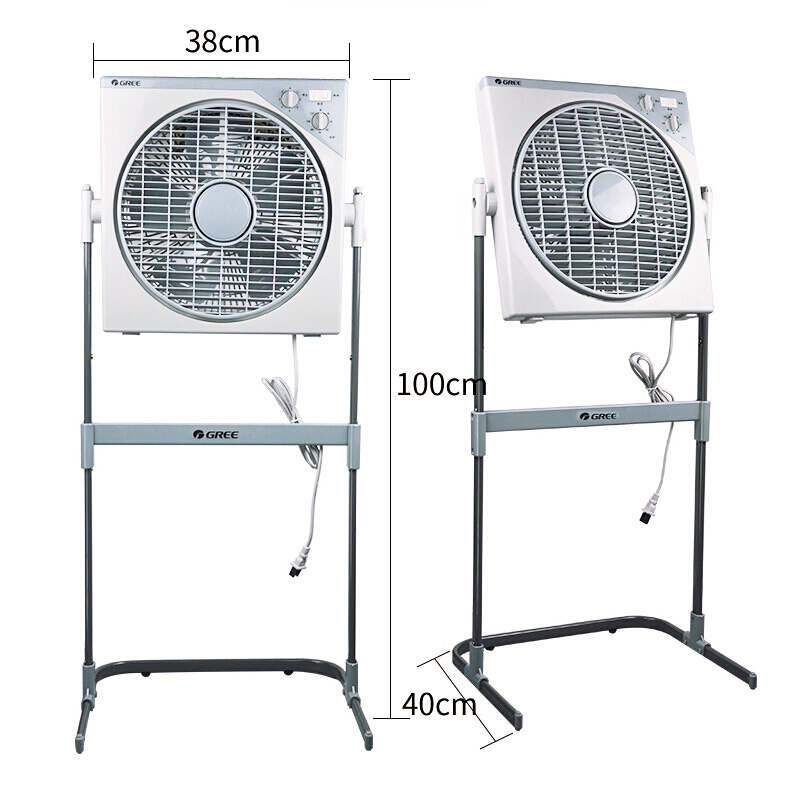 格力(GREE)电风扇 家用机械定时台立式鸿运扇办公卧室学生宿舍落地扇节能轻音风扇 转页扇 KYSI-30D机械五叶扇高清大图