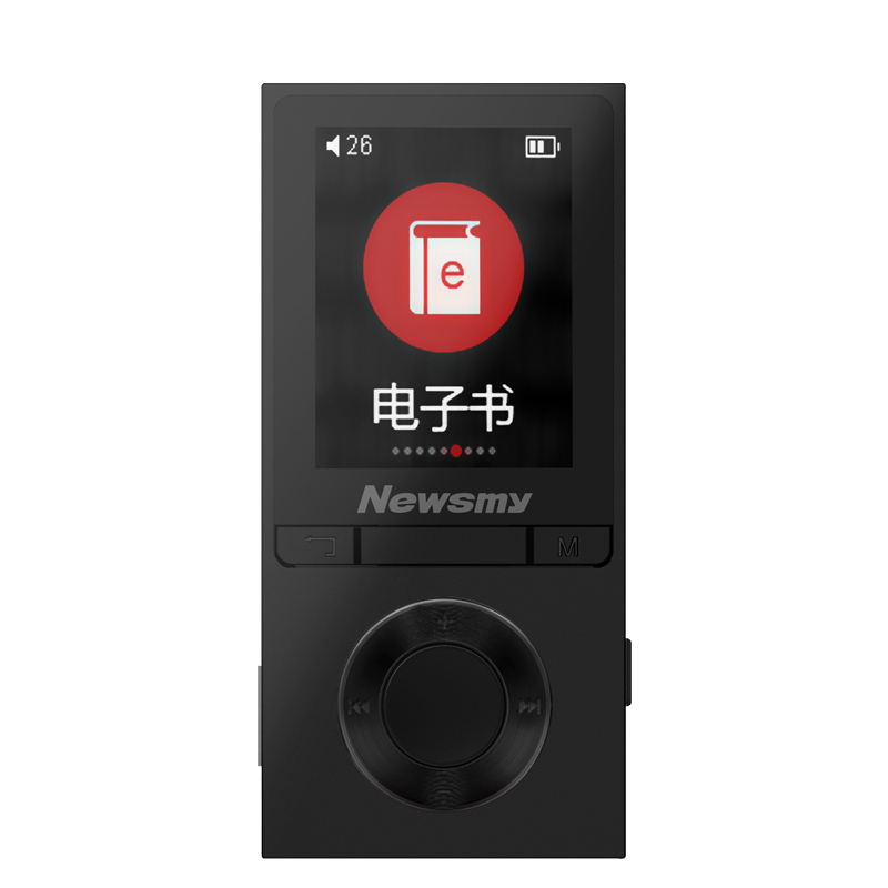 纽曼(Newsmy) MP3音频播放器 F35 8G 黑色mp3 mp4 无损音乐播放器 迷你学生随身听 有屏插卡录音