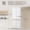 东芝 GR-RF561WI-PG1B3 535升十字四门大容量家用零嵌入冰箱大白梨 一级能效自动制冰富士白