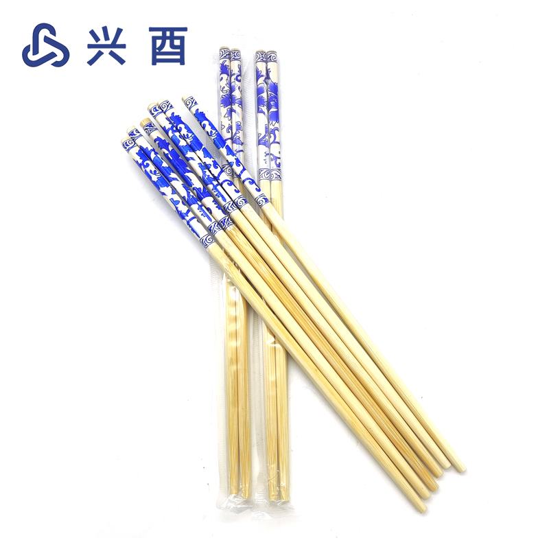 兴酉 一次性青花方筷 7*7*240mm 双高清大图