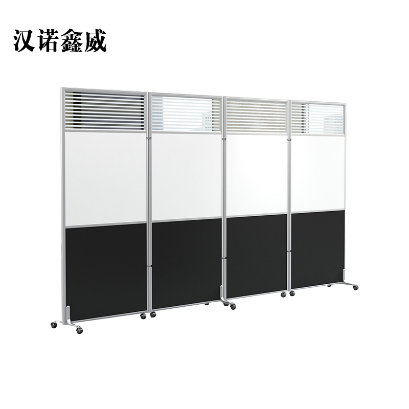 汉诺鑫威办公室屏风折叠移动高隔断墙现代简约推拉活动可工厂车间定制简易[工厂现做 7天内发货]