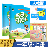 新版2020秋曲一线53天天练一年级上册语文数学人教版RJ小学2本套装