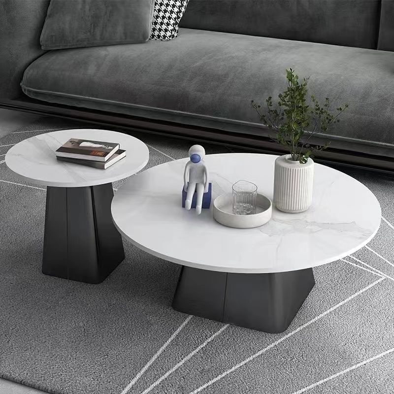 沃灏 茶几组合（主几：850*850*420 边几：600*600*520）高清大图