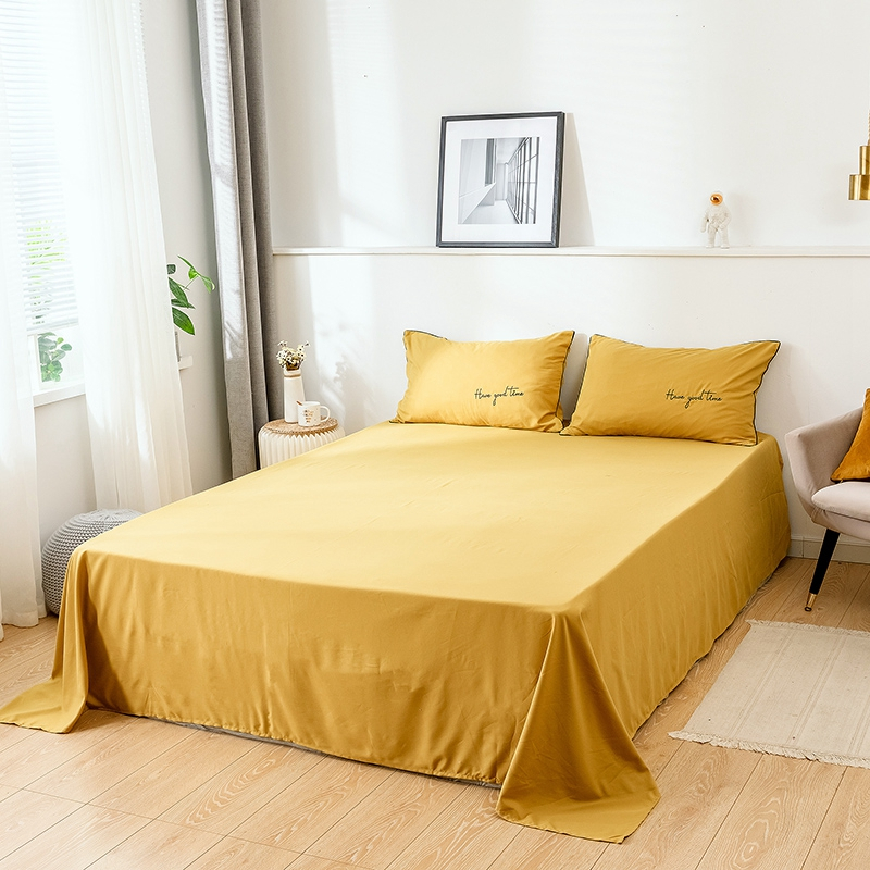 美帮汇铺盖套四件套被单北欧简约床单男生潮流一米八床床套款