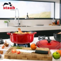双立人(ZWILLING)旗下staubEssential26cm珐琅铸铁锅法国进口汤锅炖锅