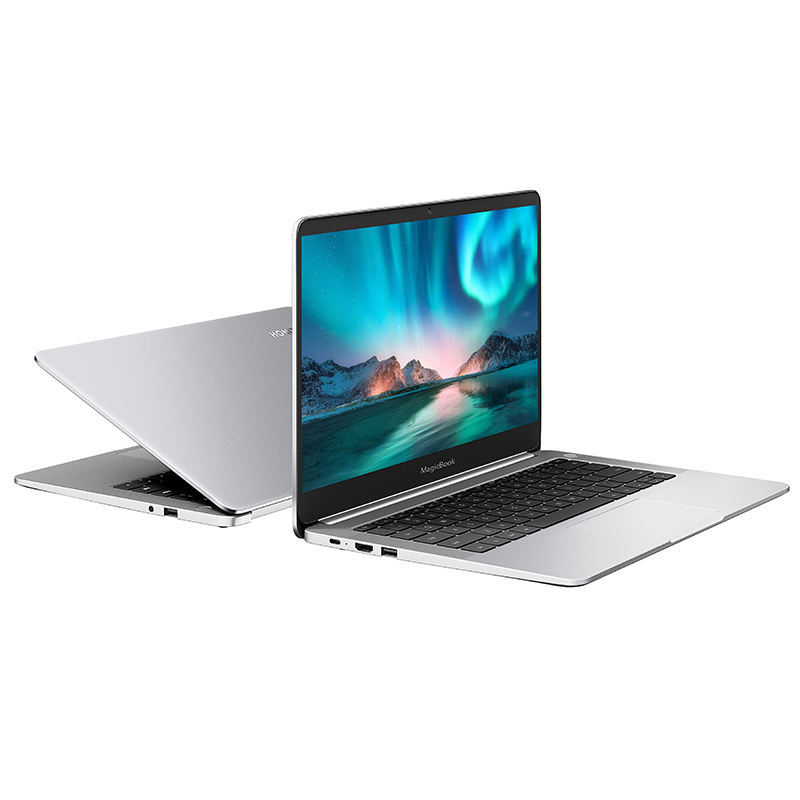 HONOR/荣耀MagicBook 2019 第三方Linux版 14英寸轻薄本笔记本电脑(AMD R5 3500U 16GB 512GB固态硬盘 冰河银)