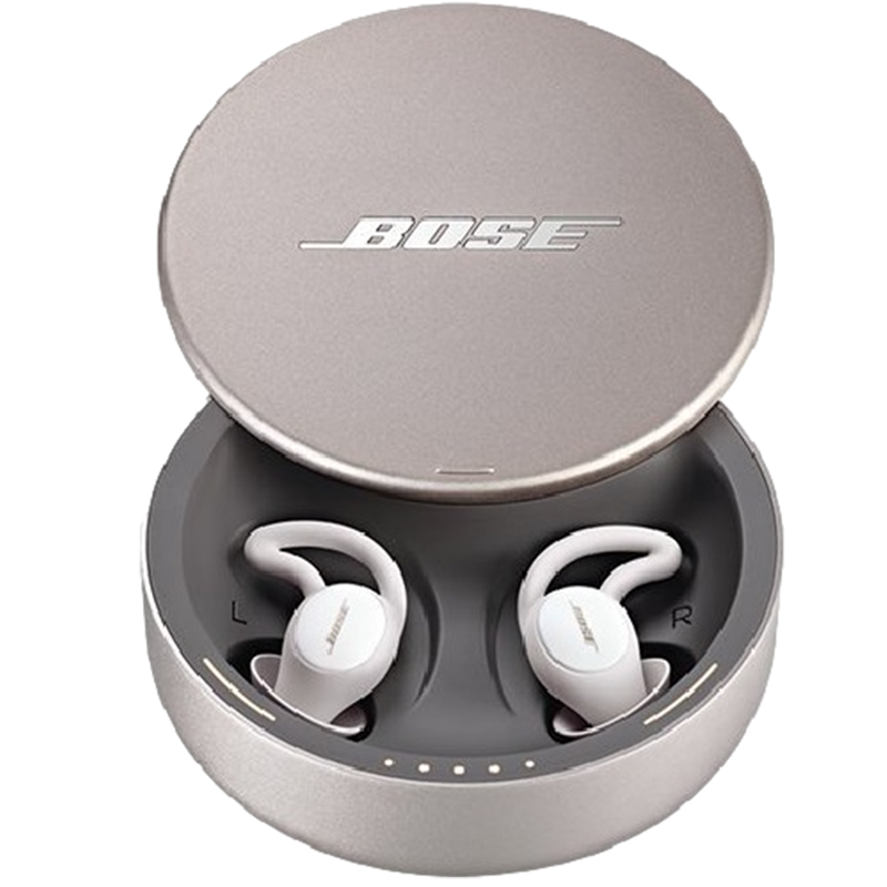 Bose sleepbudsII遮噪睡眠耳塞真无线防噪音耳塞声学科技舒缓音效长效续航 浅灰色 白色