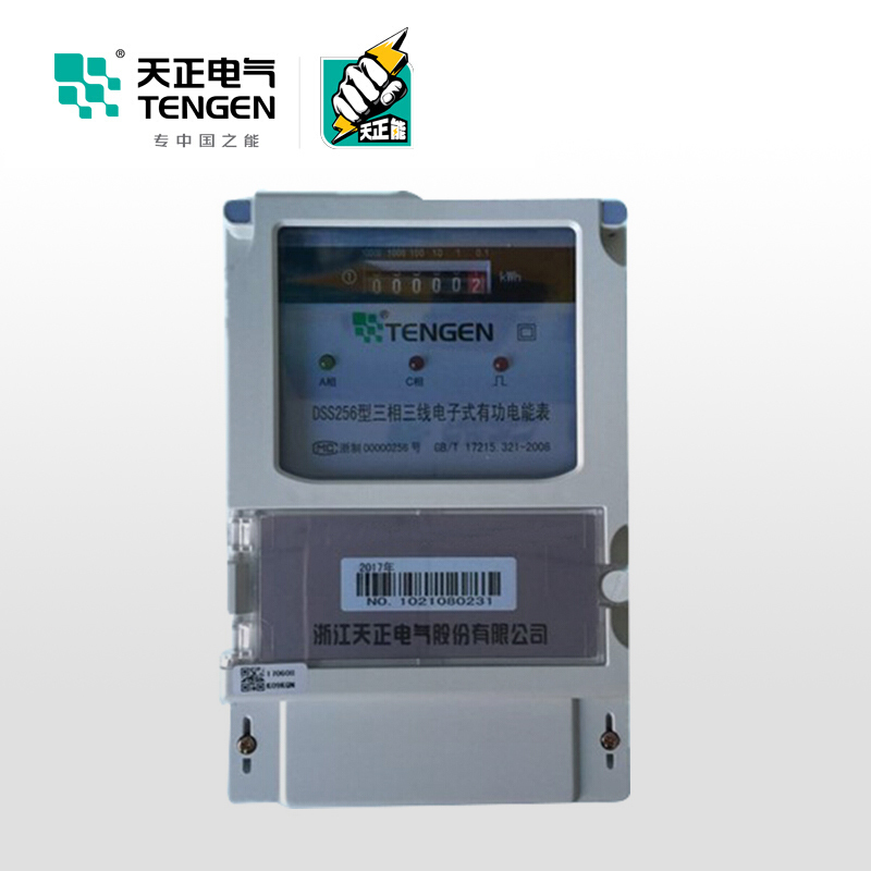 天正电气 DSS2566 三相 380V 20(80)A 电子式 09030110036 电能表电表