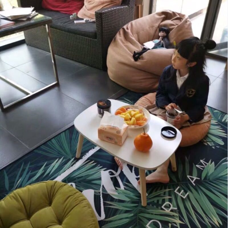 ins北欧飘窗小桌子榻榻米小茶几 日式简约窗台地台桌飘窗桌子 长方长60宽40高30CM_组装