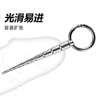 不锈钢刻度马眼棒尿道堵扩张器渐变尺寸尿道堵男性高潮自慰成人用品另类玩具SM调教用品 大号