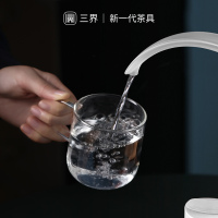 [青春版]三界茶具 新月创意台式桶装水上水器 家用电动抽水器吸水器家用饮水机自动压水器