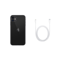 苹果(Apple) iPhone 11 128GB 黑色 简配版 移动联通电信4G全网通手机 (不含电源适配器和耳机)双卡双待 iphone11 2020新款
