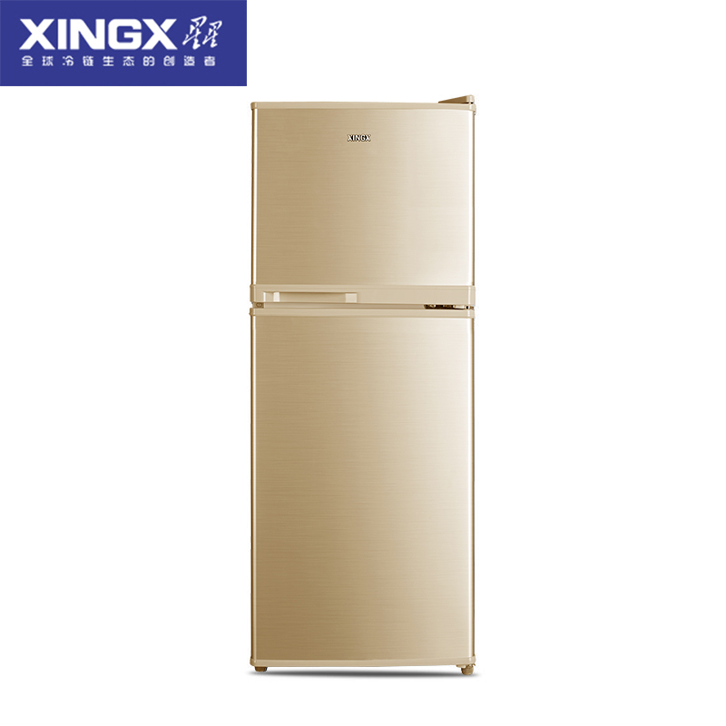 星星(xingx)bcd-116ta双门冰箱 侧开门116升 节能省电 冷藏冷冻 家用