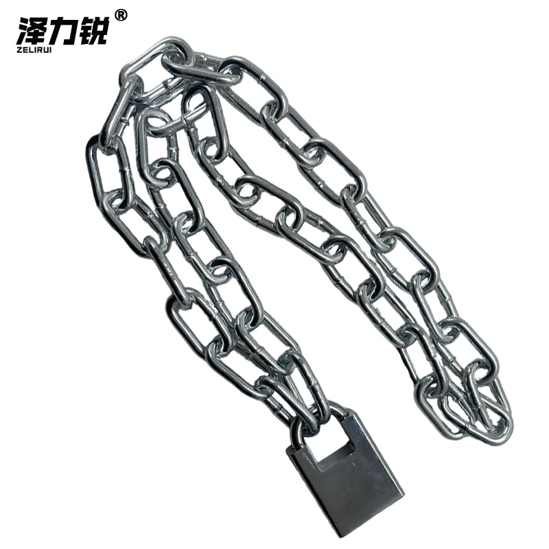 泽力锐 防剪切链条挂锁(链条直径6mm) ZLB4100 把高清大图