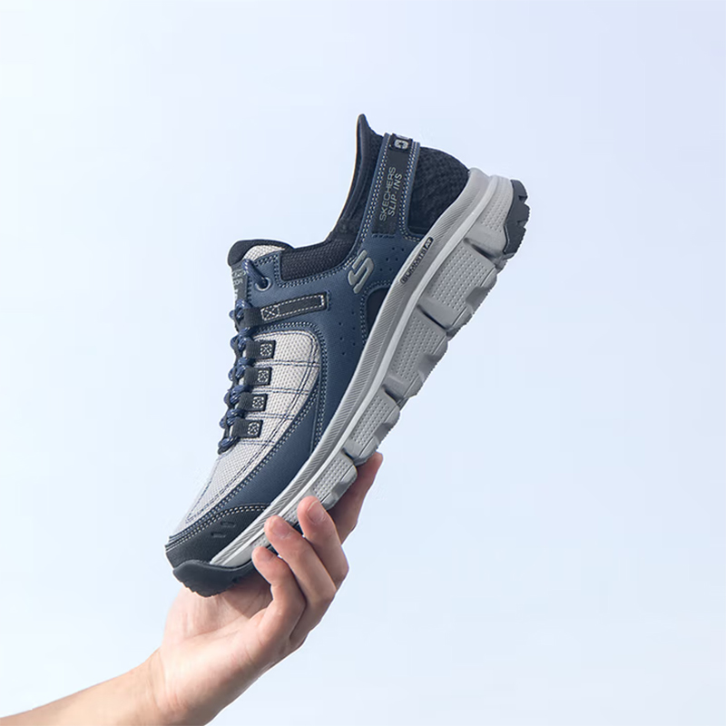 斯凯奇男款休闲休闲鞋237622/GYNV-10双高清大图