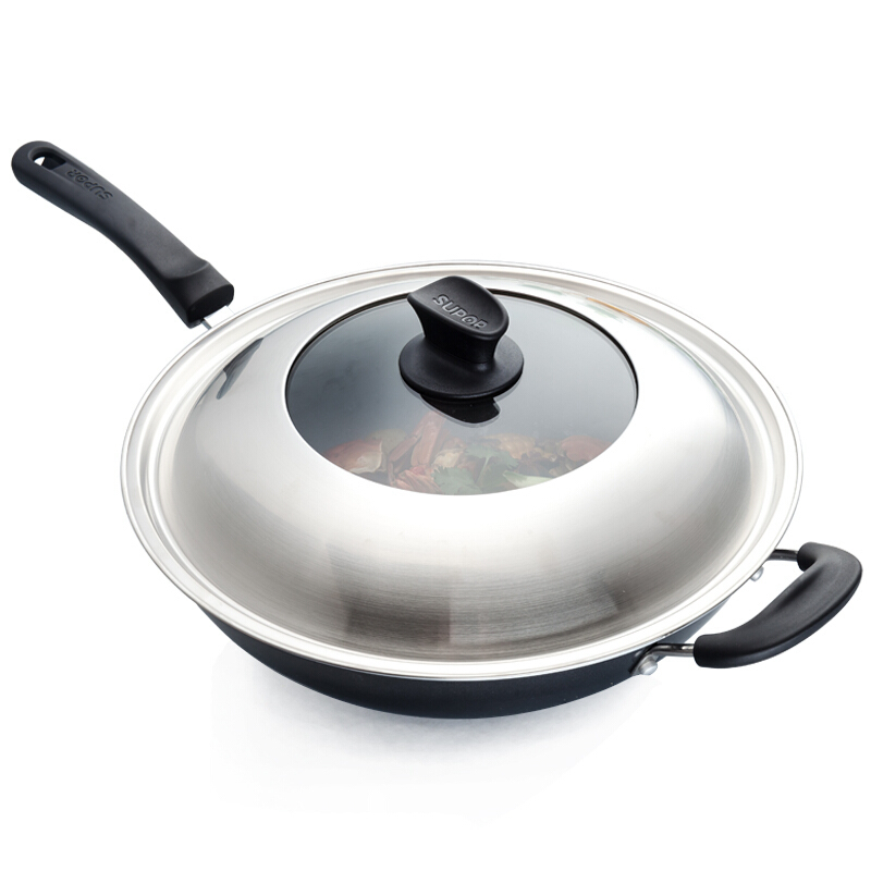 苏泊尔臻不粘易洁炒锅pc32f2