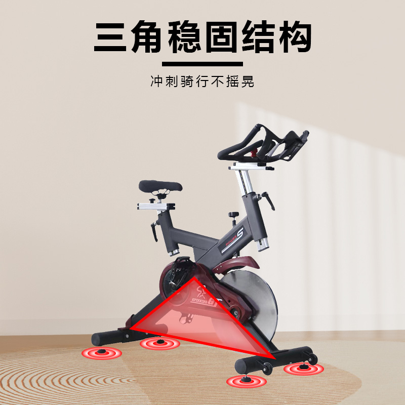 晟渊 健身房级家用运动器材室内自行车动感单车YSR425高清大图