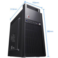 世纪之星 英特尔酷睿i3/4GB高频内存/128GB高速固态 SSD 台式电脑 台式机 电脑主机 组装电脑 DIY组装机 家用办公台式机组装机电脑商务娱乐影音学生网课直播电脑