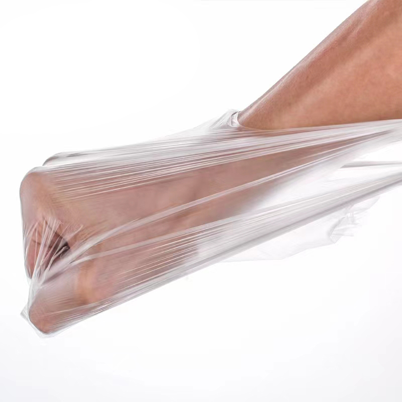 炯毅 一次性透明塑料袋批发商用大小号背心食品外卖打包方便袋子手提袋 食品袋 40cm*65cm*50个 捆高清大图