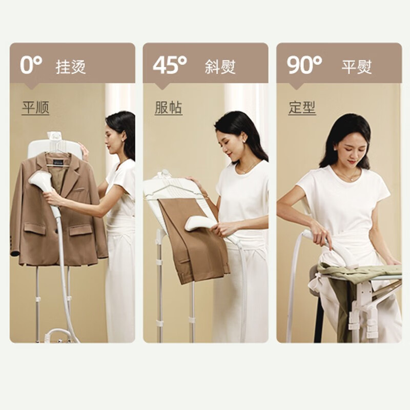 苏泊尔(SUPOR)蒸汽挂烫机 强劲蒸汽5档调节 双杆熨烫机GU-401C高清大图