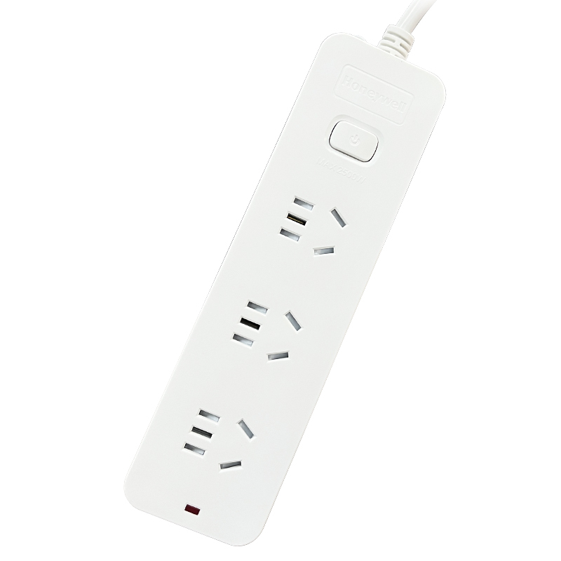 霍尼韦尔(Honeywell) 总控开关三位五孔延长线插座(1.2M)-HT3SKG