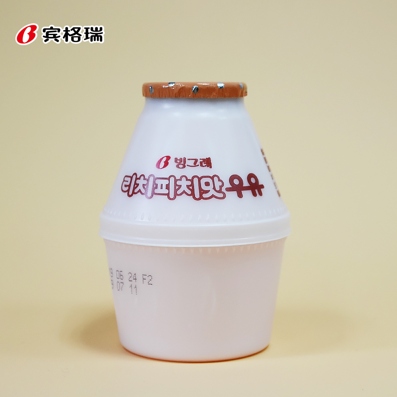 宾格瑞 荔枝蜜桃味牛奶饮料238ml*4(每周四发货)高清大图