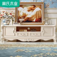 林氏木业客厅仿大理石电视柜茶几组合套装欧式现代简约家具KN620H